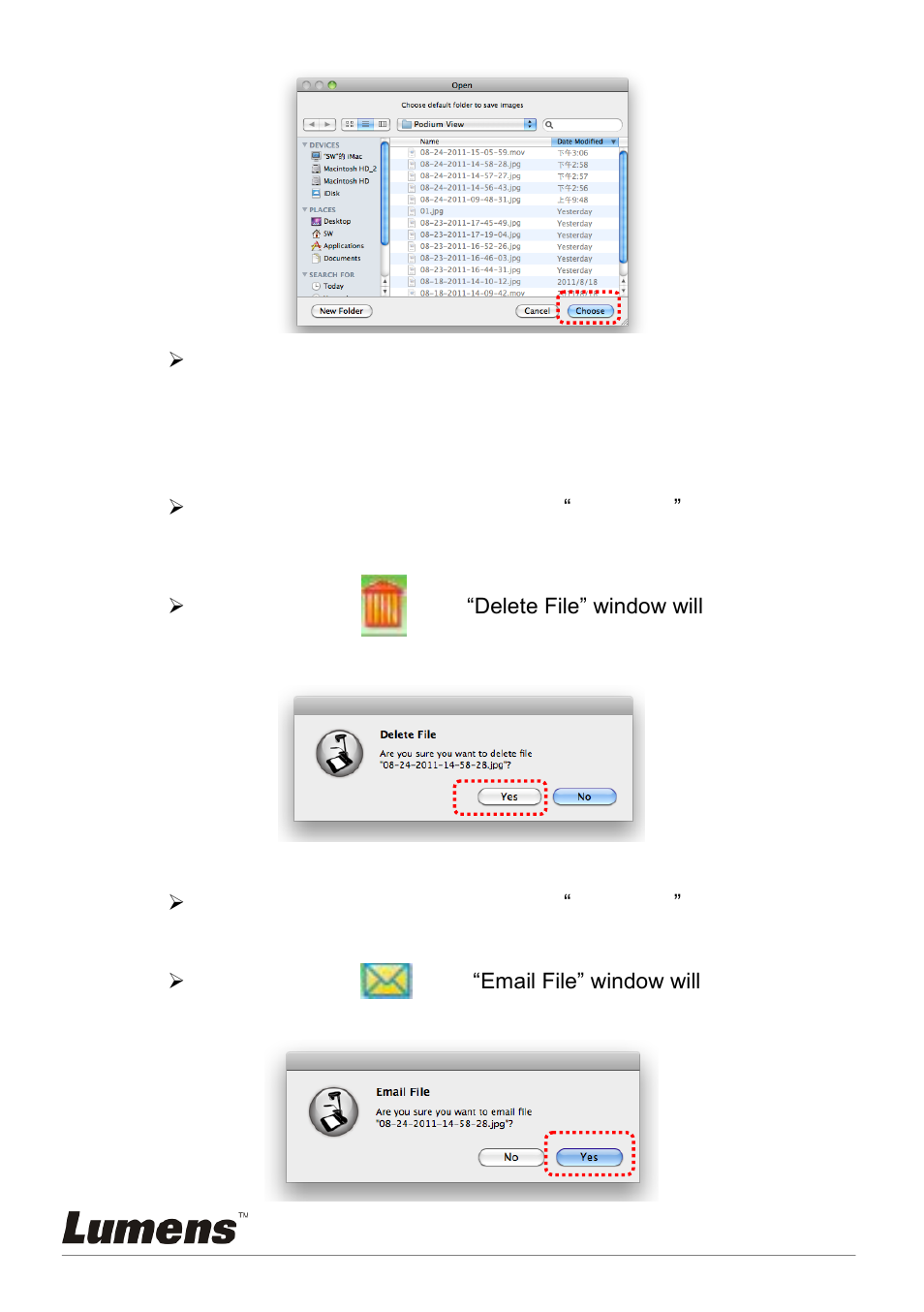Lumens Technology PC120 User Manual | Page 48 / 50