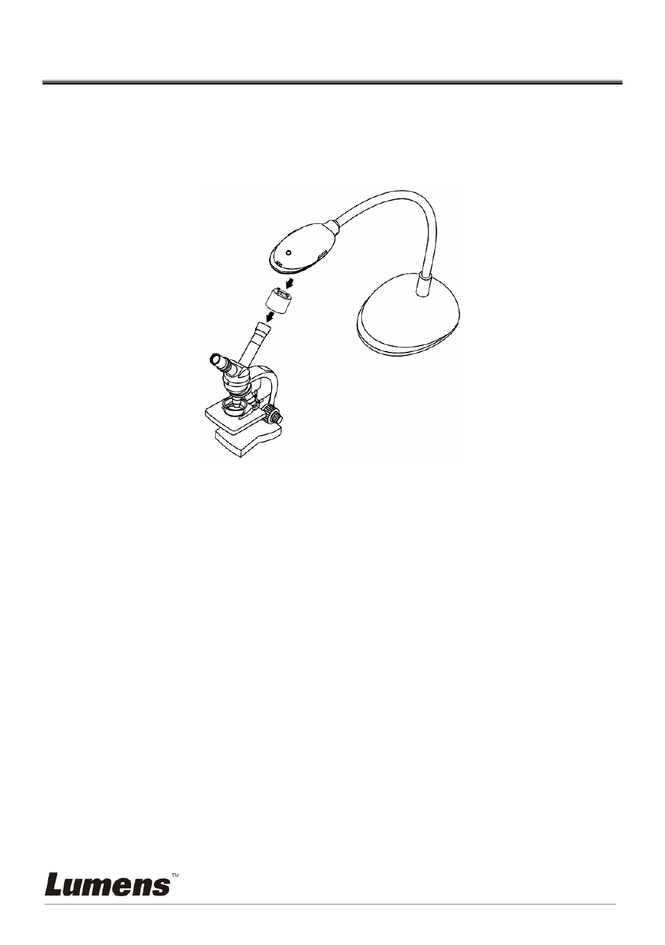 Chapter 9 connecting to a microscope | Lumens Technology PC120 User Manual | Page 49 / 50