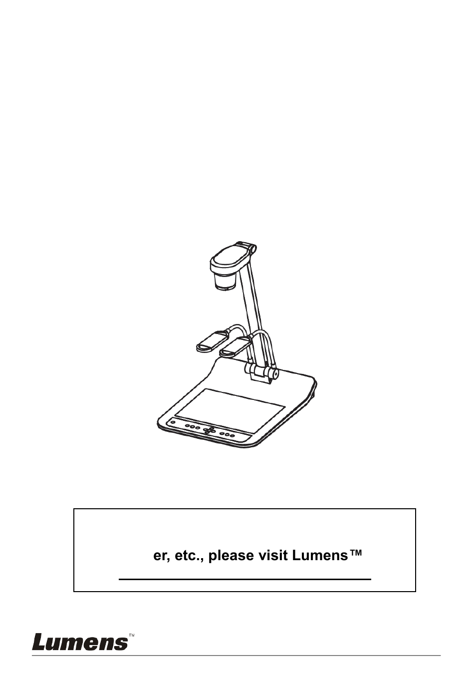 Lumens Technology PS760 User Manual | 54 pages