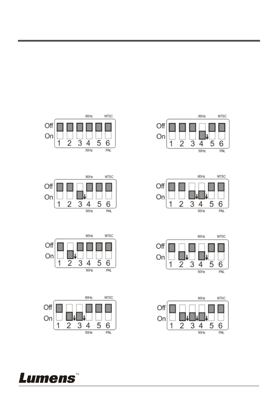 Chapter 9 dip switch, Connecting to a projector or monitor, 1 connecting to a projector or monitor | Lumens Technology PS760 User Manual | Page 47 / 54
