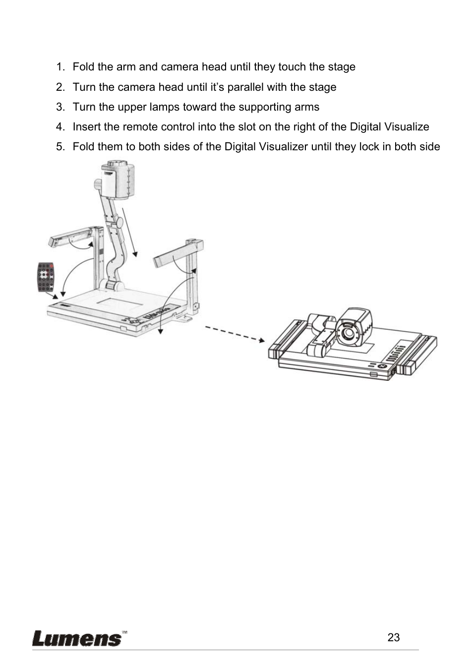 Torage after, Torage after use | Lumens Technology PS600 User Manual | Page 24 / 25