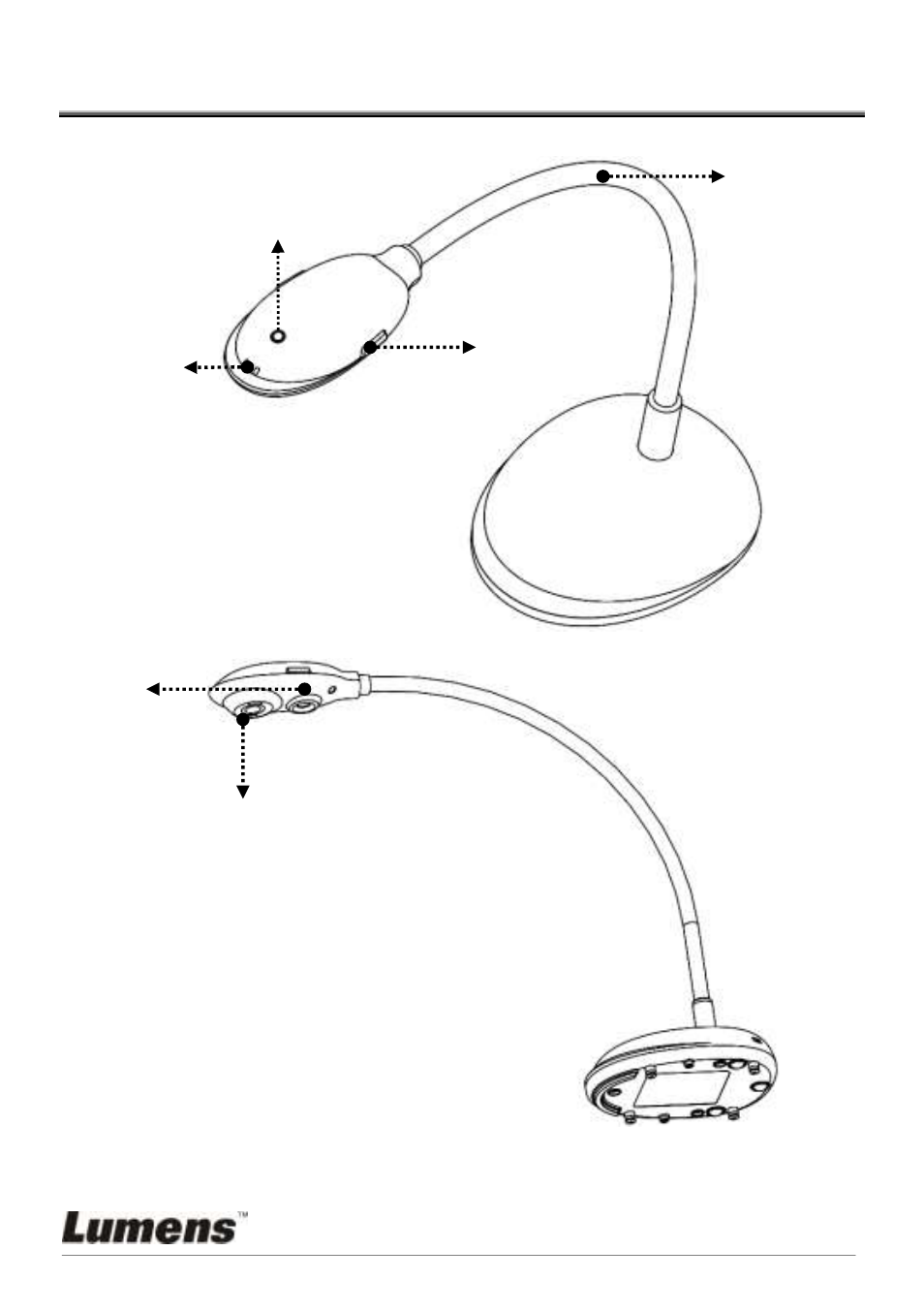 Chapter 3 product overview | Lumens Technology VISUAL PRESENTER DC120 User Manual | Page 9 / 32