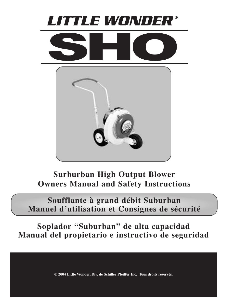 Little Wonder High Output Blower User Manual | Page 11 / 30