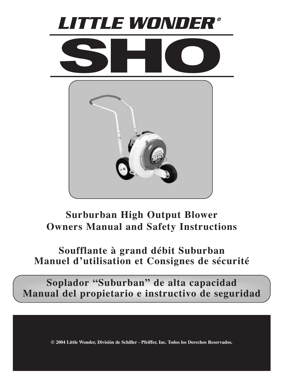 Little Wonder High Output Blower User Manual | Page 21 / 30