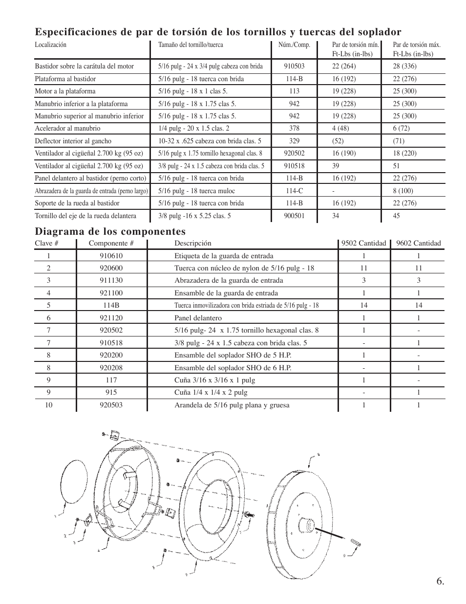 Little Wonder High Output Blower User Manual | Page 27 / 30