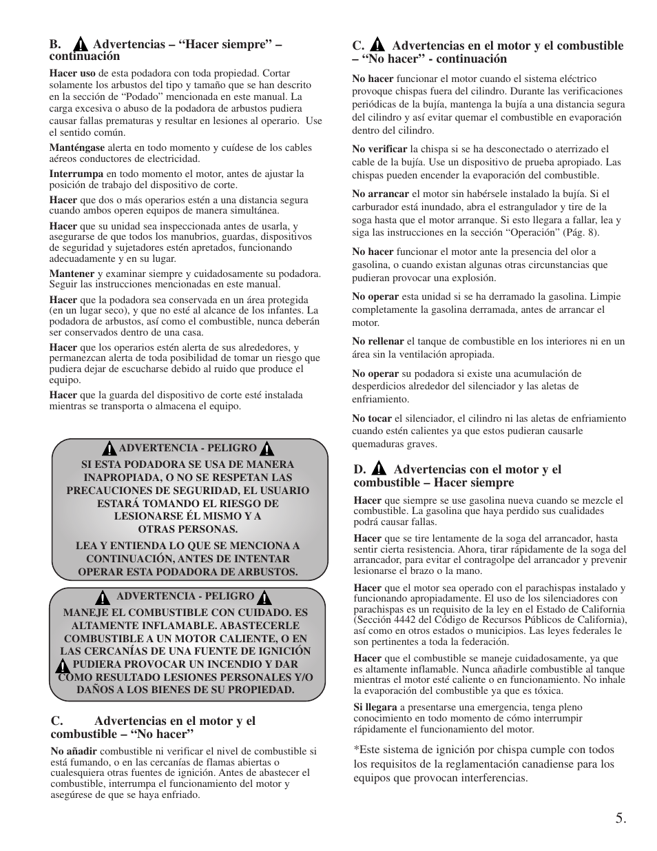 Little Wonder 2300 User Manual | Page 49 / 66