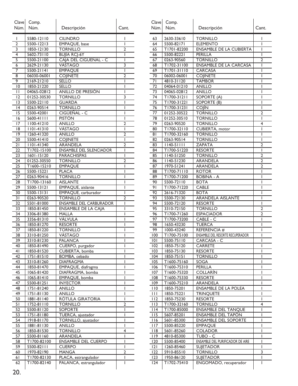 Little Wonder 2300 User Manual | Page 64 / 66