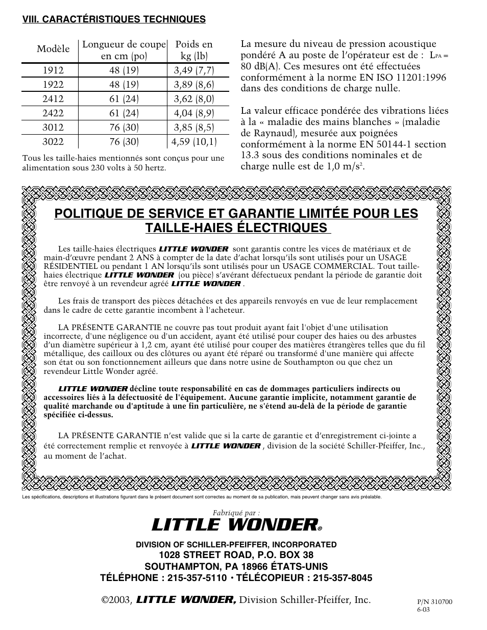Little wonder | Little Wonder SINGLE EDGED 1912 User Manual | Page 28 / 42