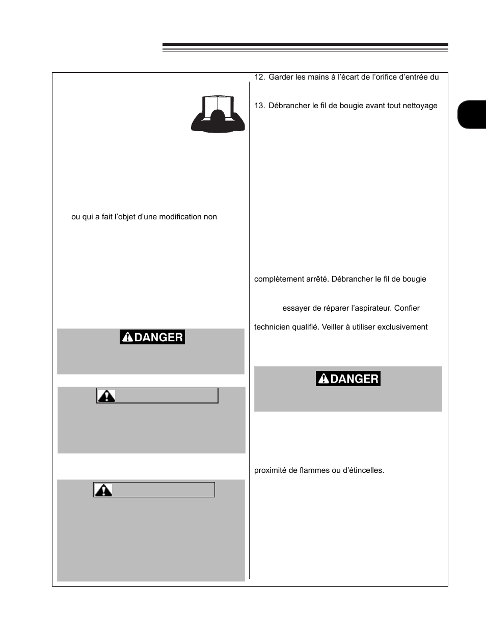 Little wonder hpv, Fr sécurité, Avertissement | Little Wonder HPV 5611 User Manual | Page 33 / 78