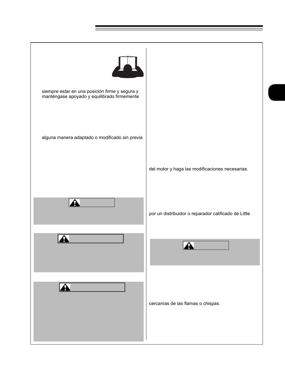 Little wonder hpv, Es seguridad, Peligro | Peligro advertencia advertencia | Little Wonder HPV 5611 User Manual | Page 59 / 78