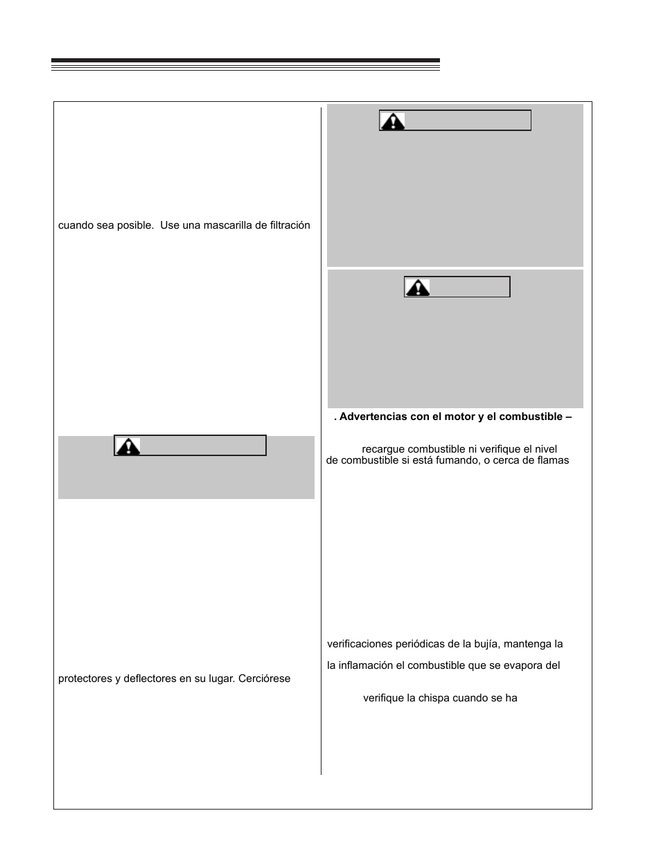 Little wonder hpv, Seguridad, Peligro advertencia advertencia | Little Wonder HPV 5611 User Manual | Page 60 / 78