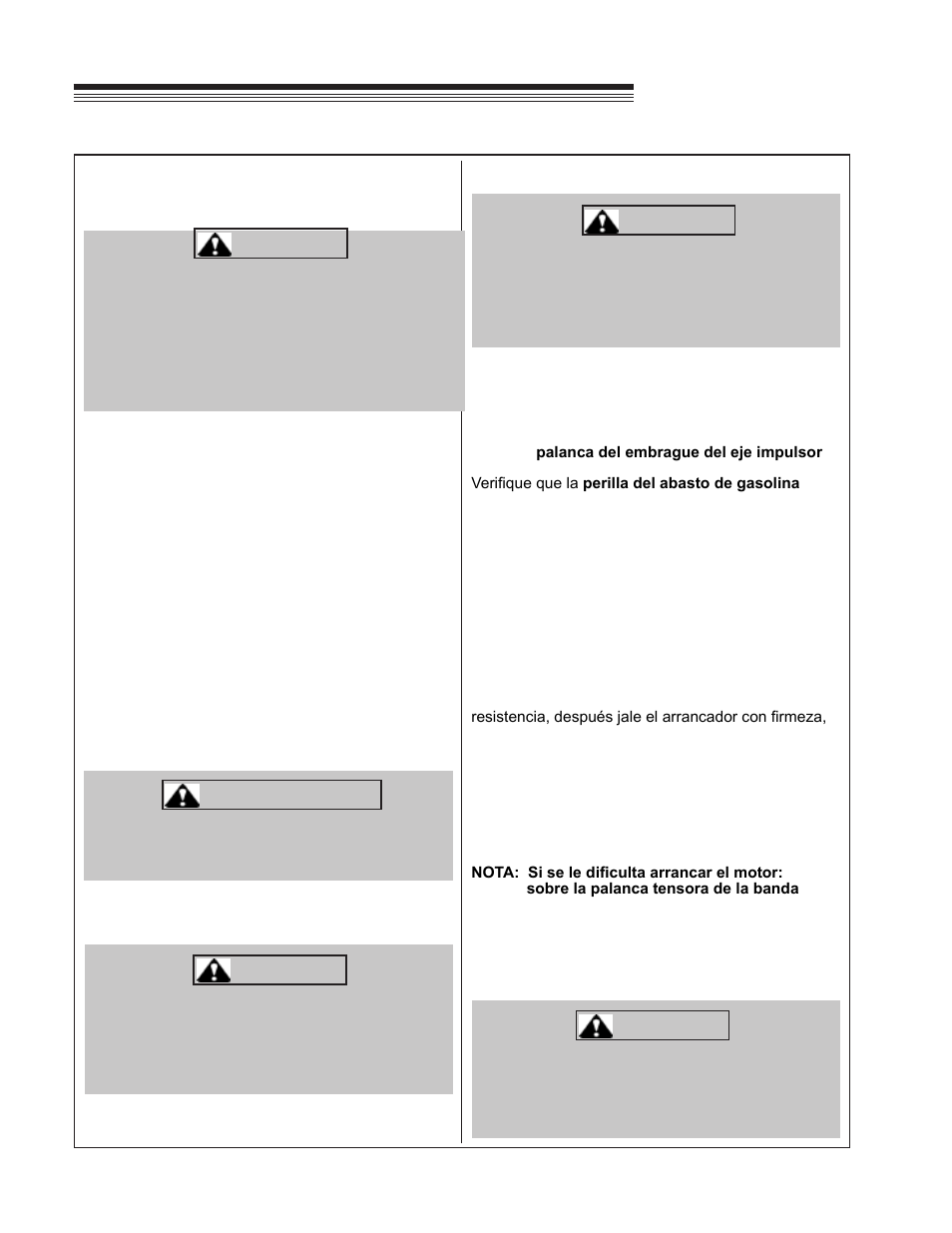 Little wonder hpv, Operación, Peligro | Peligro advertencia | Little Wonder HPV 5611 User Manual | Page 64 / 78