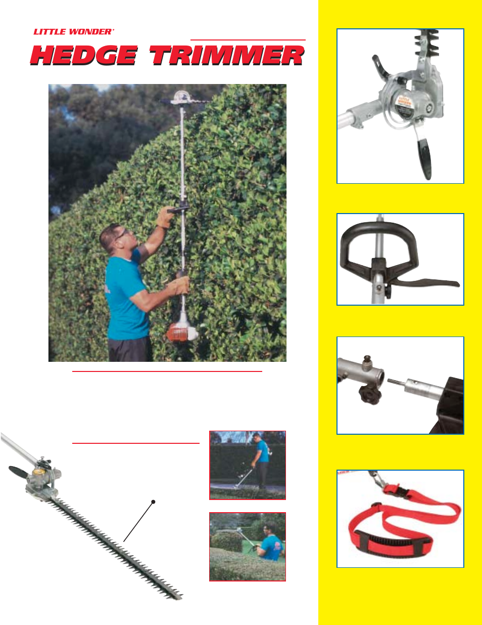 Hedge trimmer | Little Wonder Extended Reach User Manual | Page 2 / 2