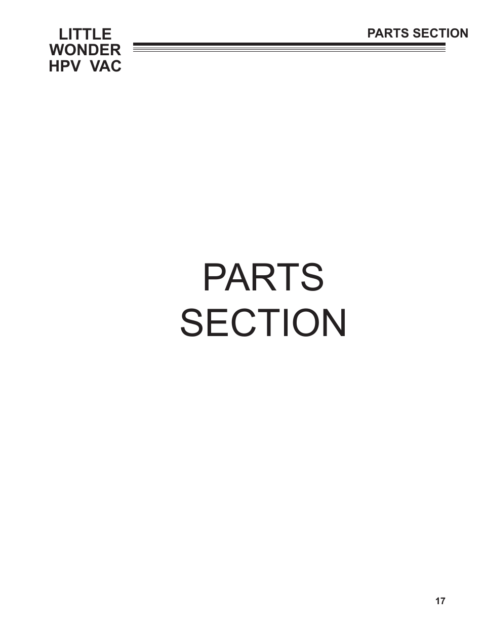 Little Wonder HPV 5612-00-01 User Manual | Page 17 / 26