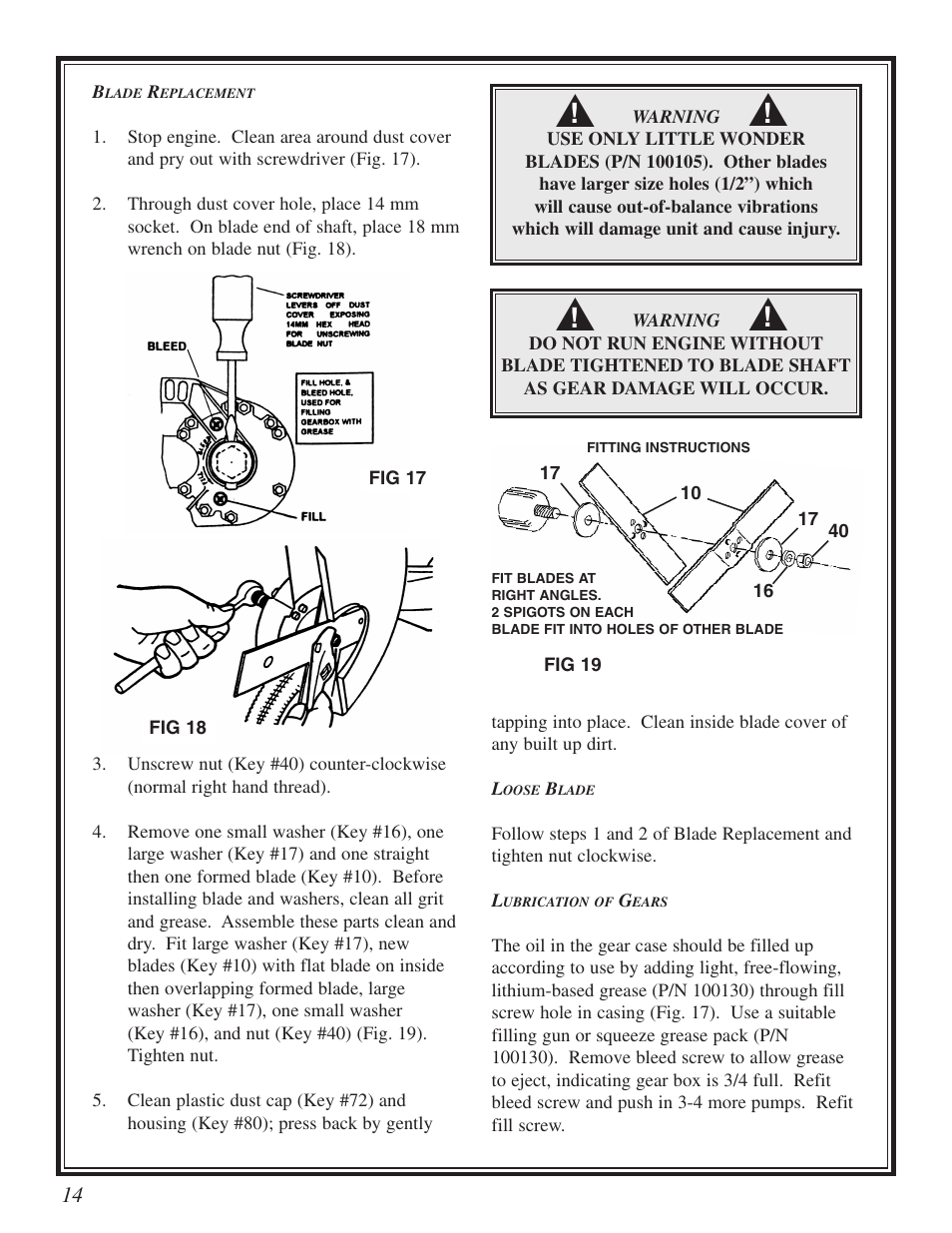 Little Wonder Xtra User Manual | Page 14 / 32