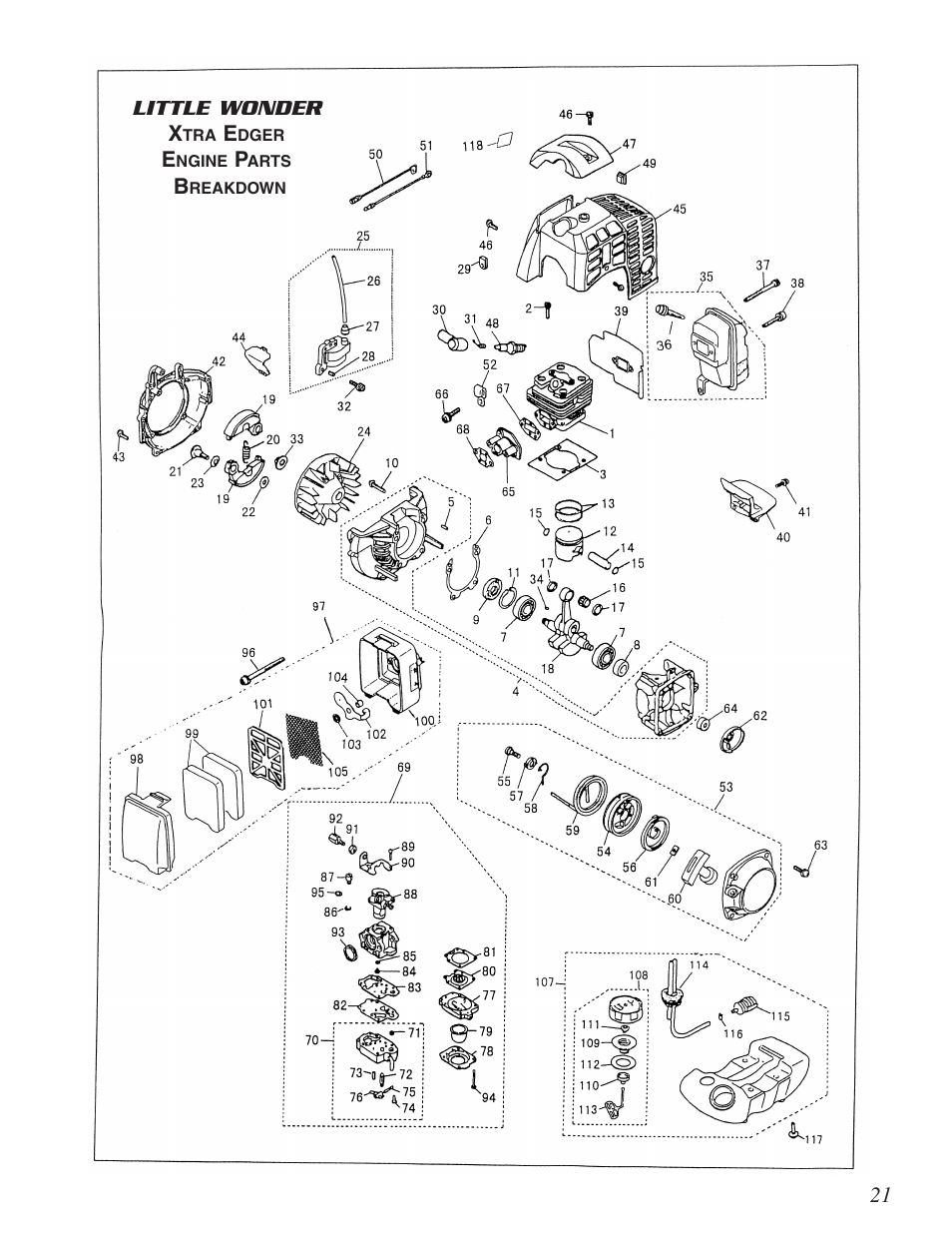 Little Wonder Xtra User Manual | Page 21 / 32