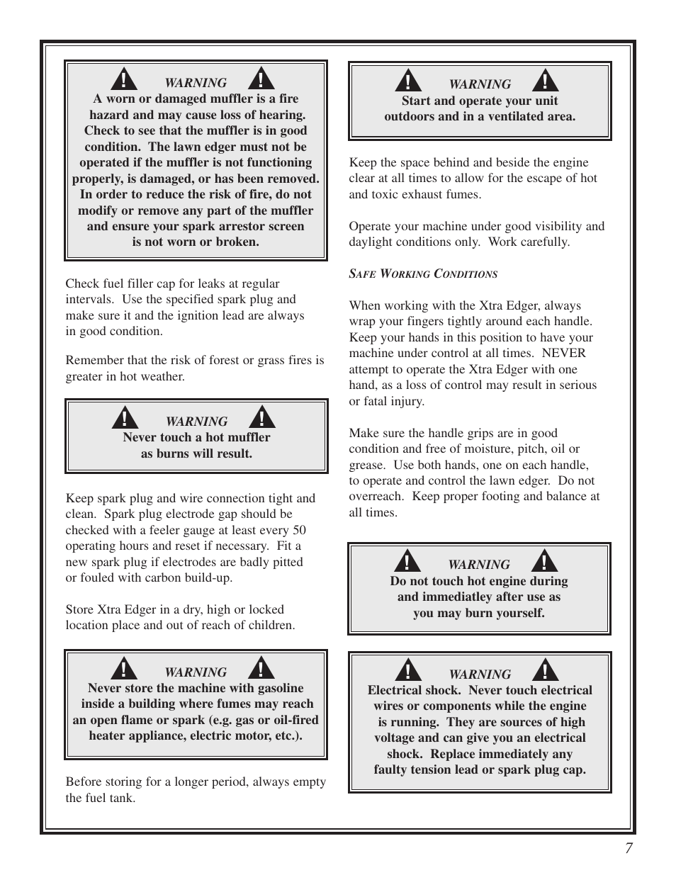 Little Wonder Xtra User Manual | Page 7 / 32