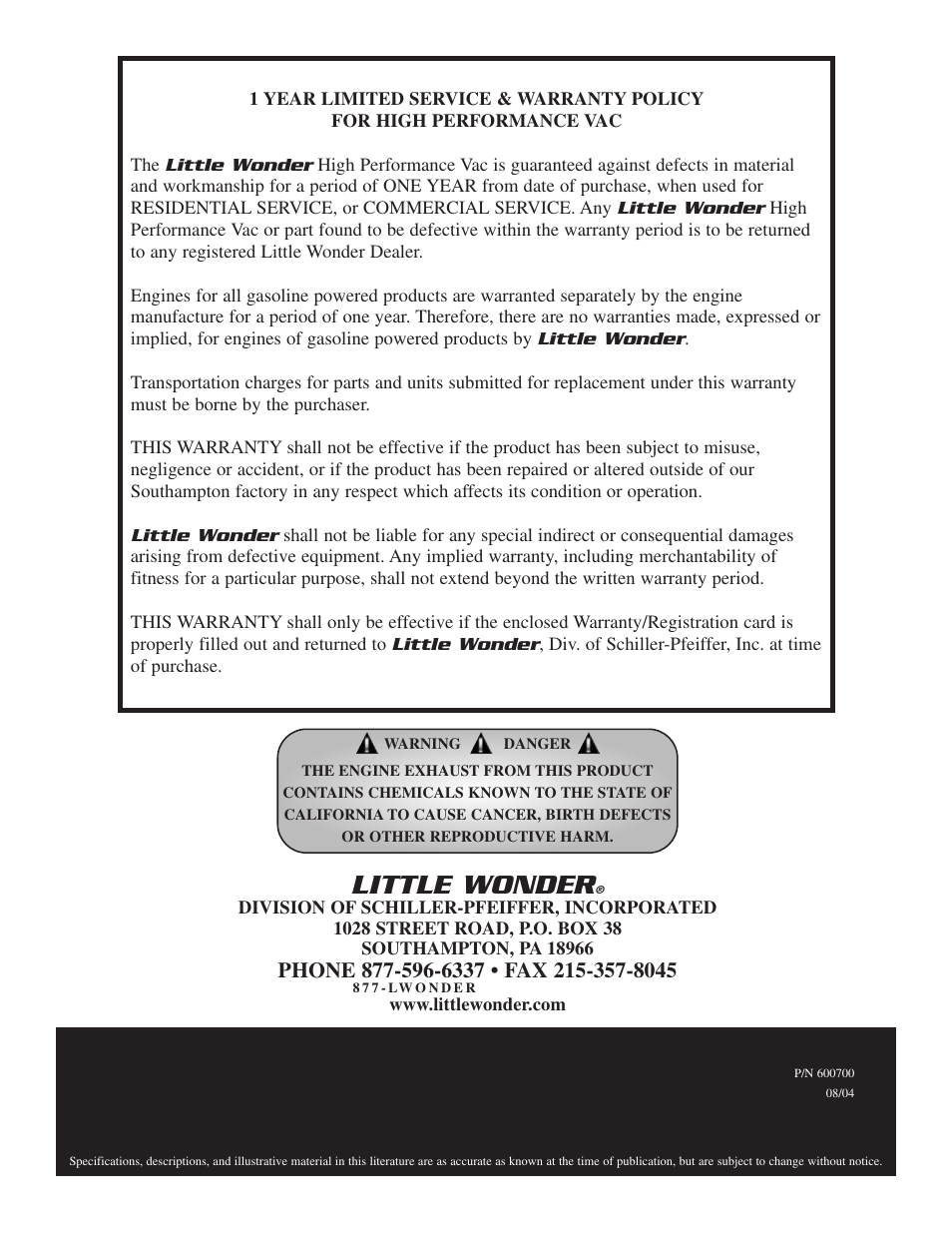Little wonder | Little Wonder Little Wonder User Manual | Page 13 / 40