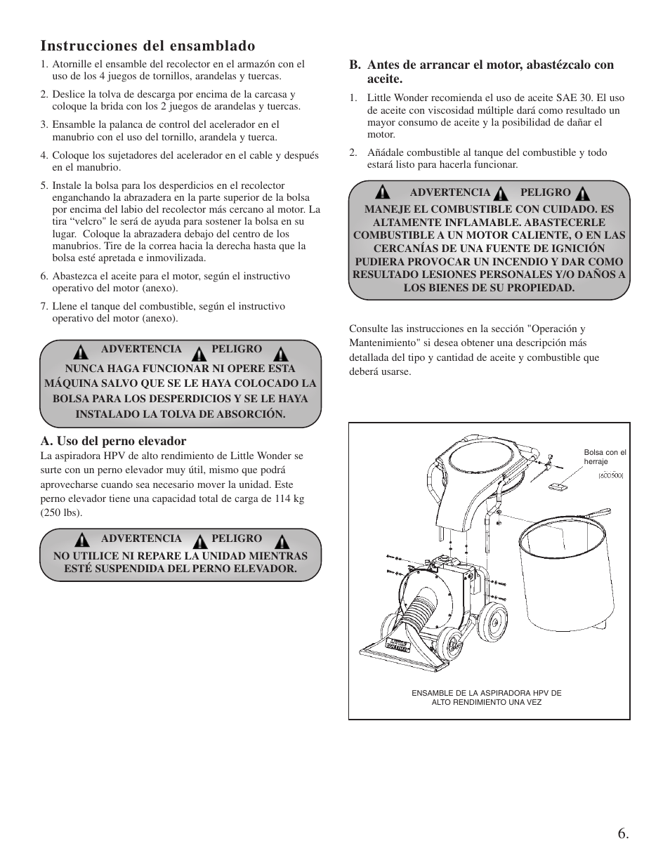 Instrucciones del ensamblado | Little Wonder Little Wonder User Manual | Page 19 / 40
