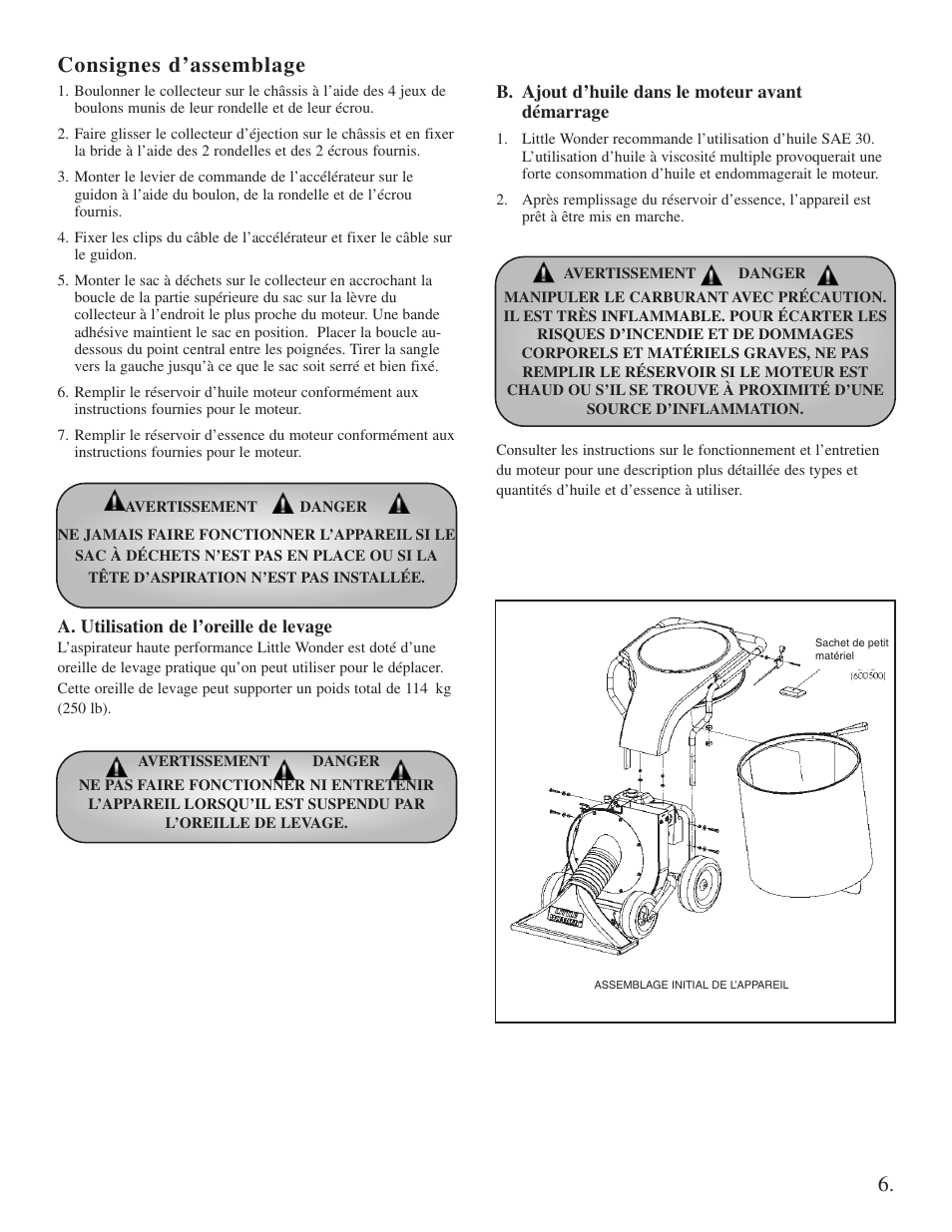 Consignes d’assemblage | Little Wonder Little Wonder User Manual | Page 31 / 40