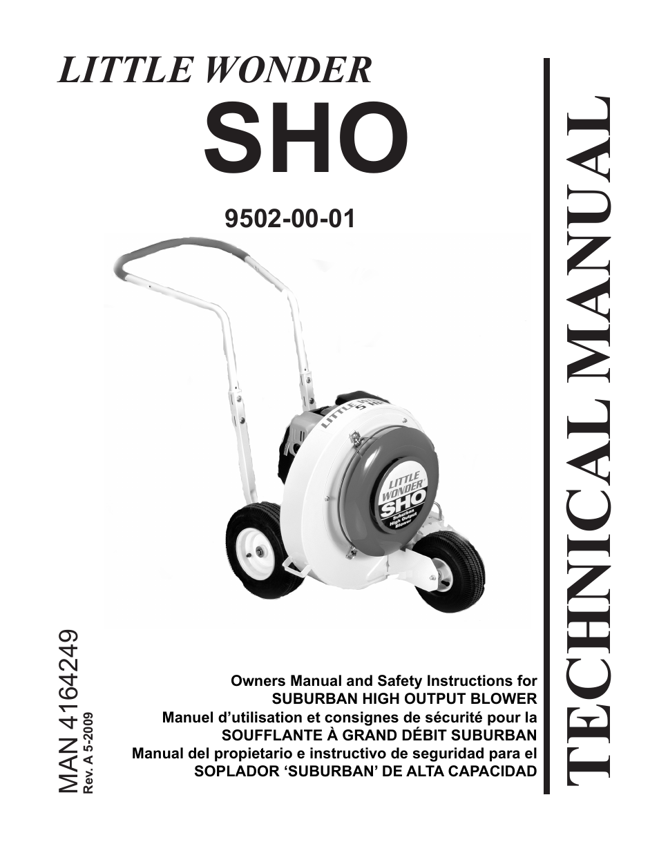 Technical manual, Little wonder | Little Wonder SHO 9502-00-01 User Manual | Page 15 / 42