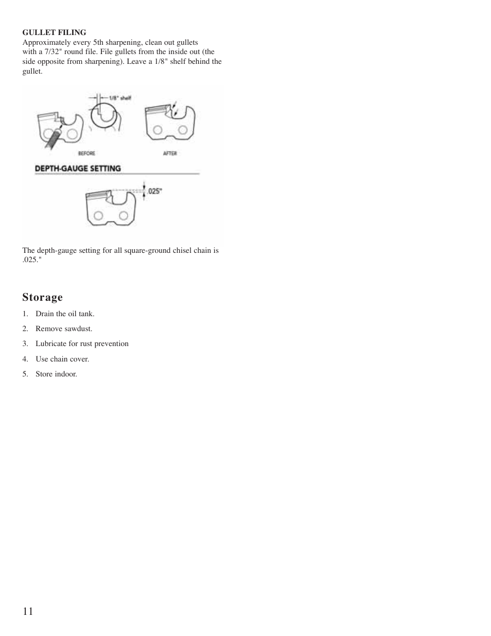 Storage | Little Wonder PRUNER User Manual | Page 12 / 15