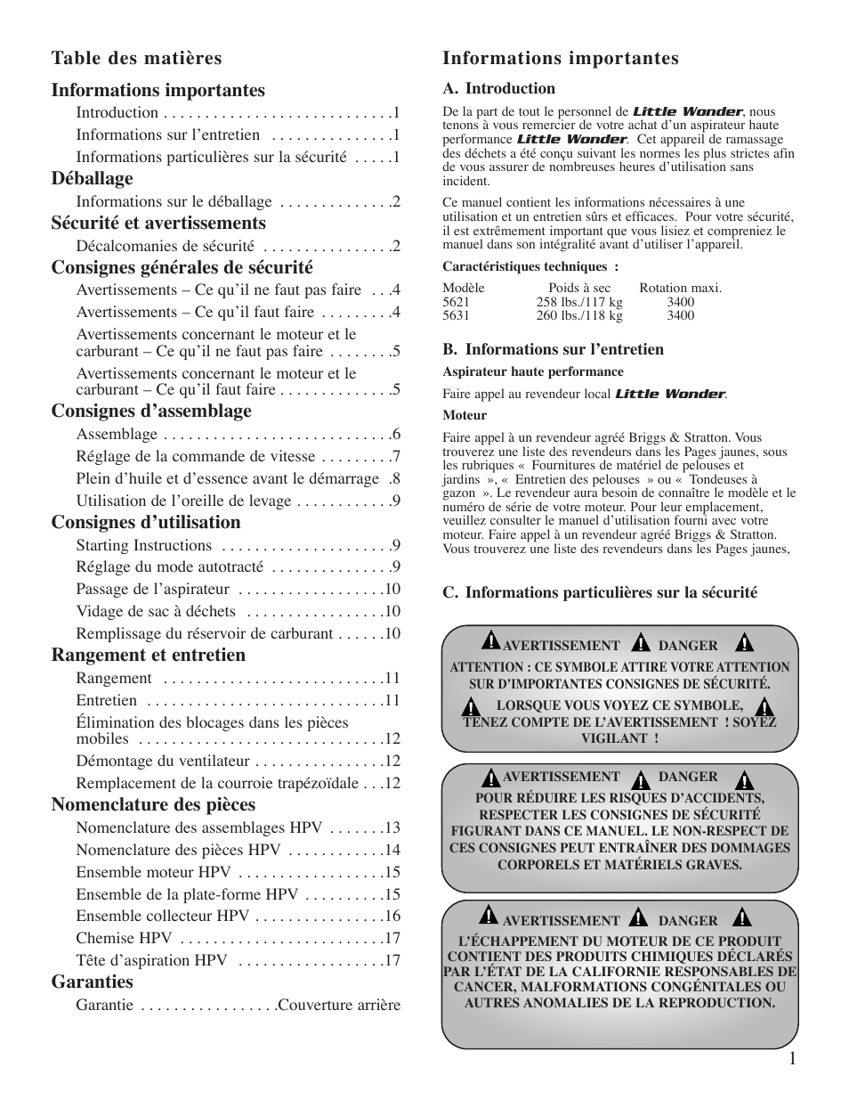 Little Wonder 5621 User Manual | Page 20 / 56