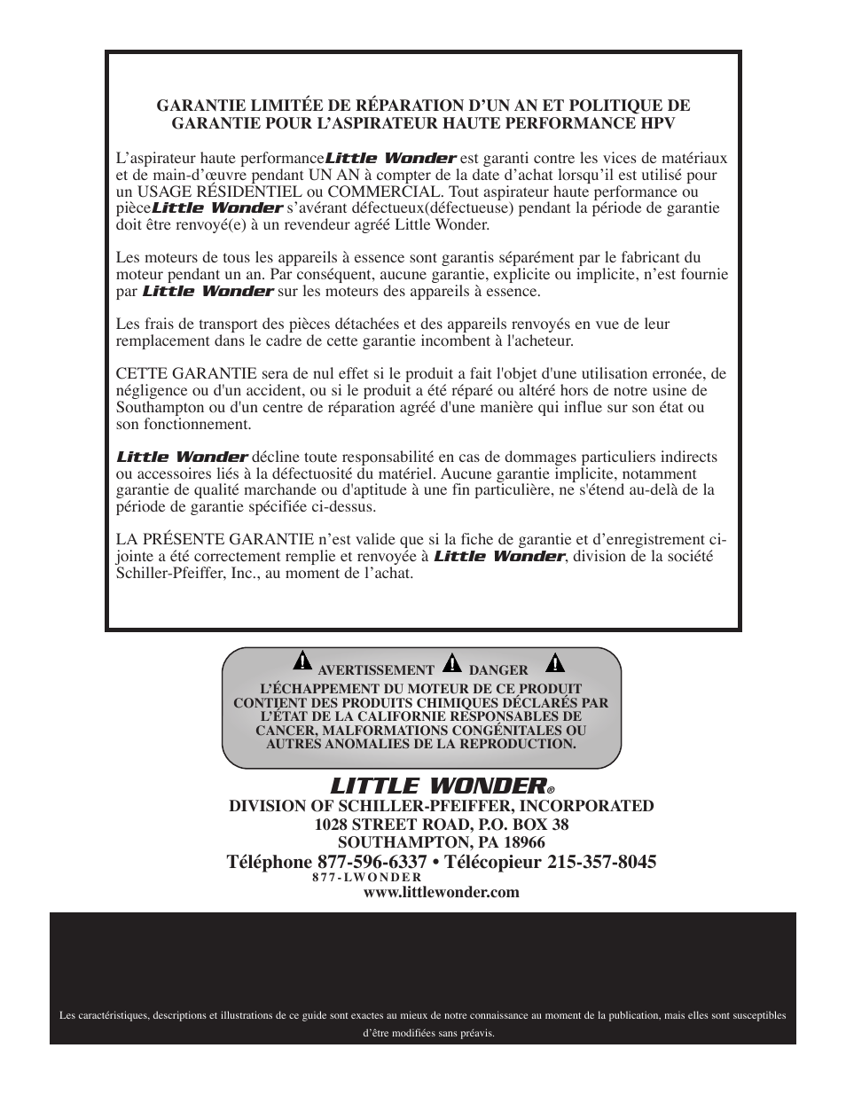 Little wonder | Little Wonder 5621 User Manual | Page 37 / 56