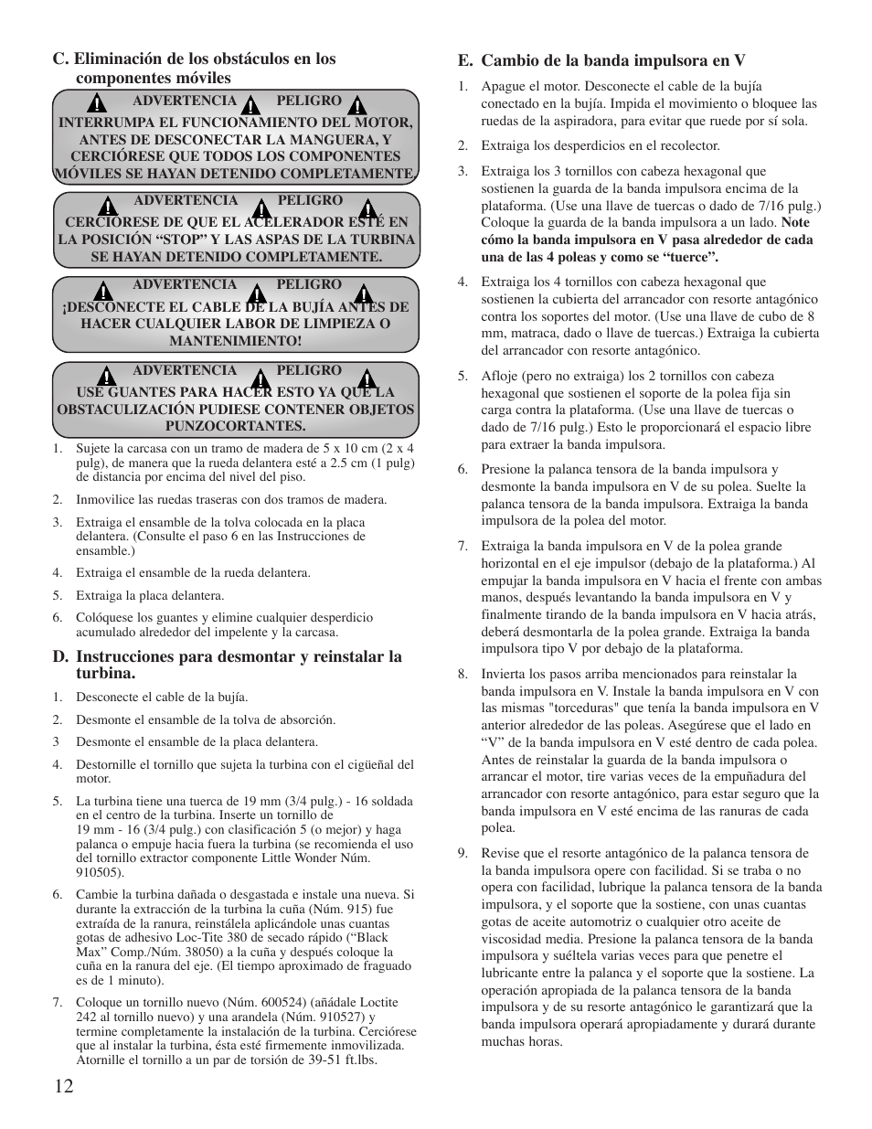 Little Wonder 5621 User Manual | Page 49 / 56
