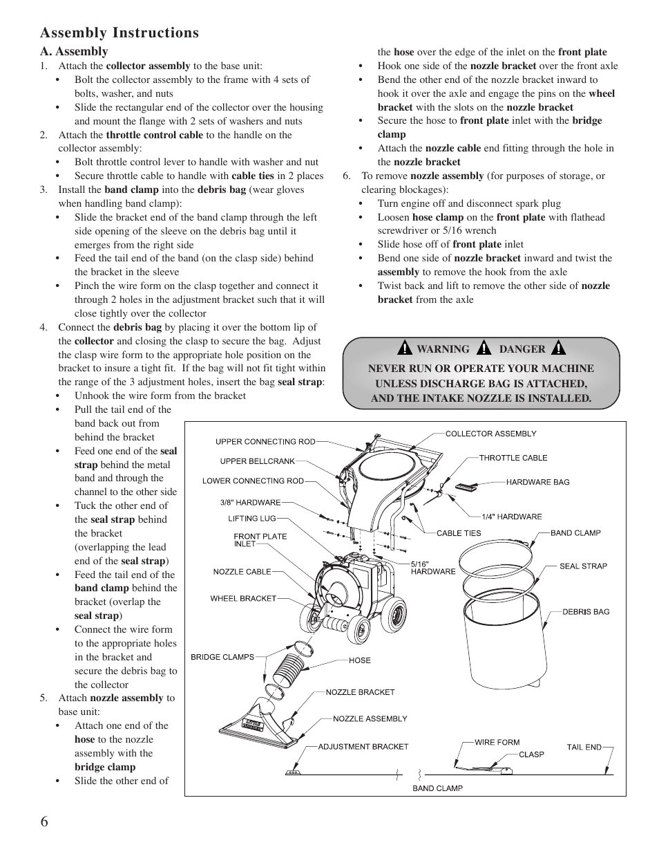 Assembly instructions | Little Wonder 5621 User Manual | Page 7 / 56