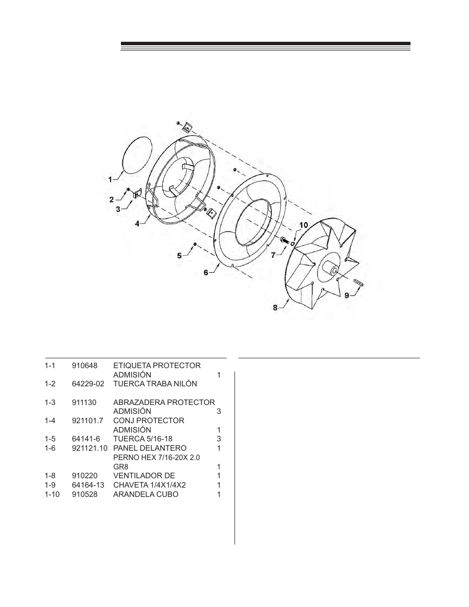 Optimax blower, Conjunto de protector de admisión, Figura 1 | Little Wonder OPTIMAX LB900-00-01 User Manual | Page 25 / 42