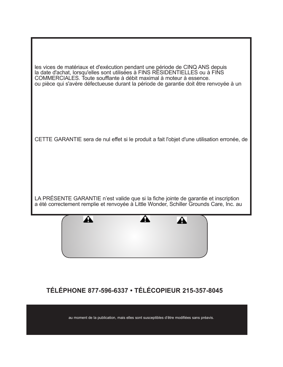 Little wonder | Little Wonder OPTIMAX LB900-00-01 User Manual | Page 42 / 42