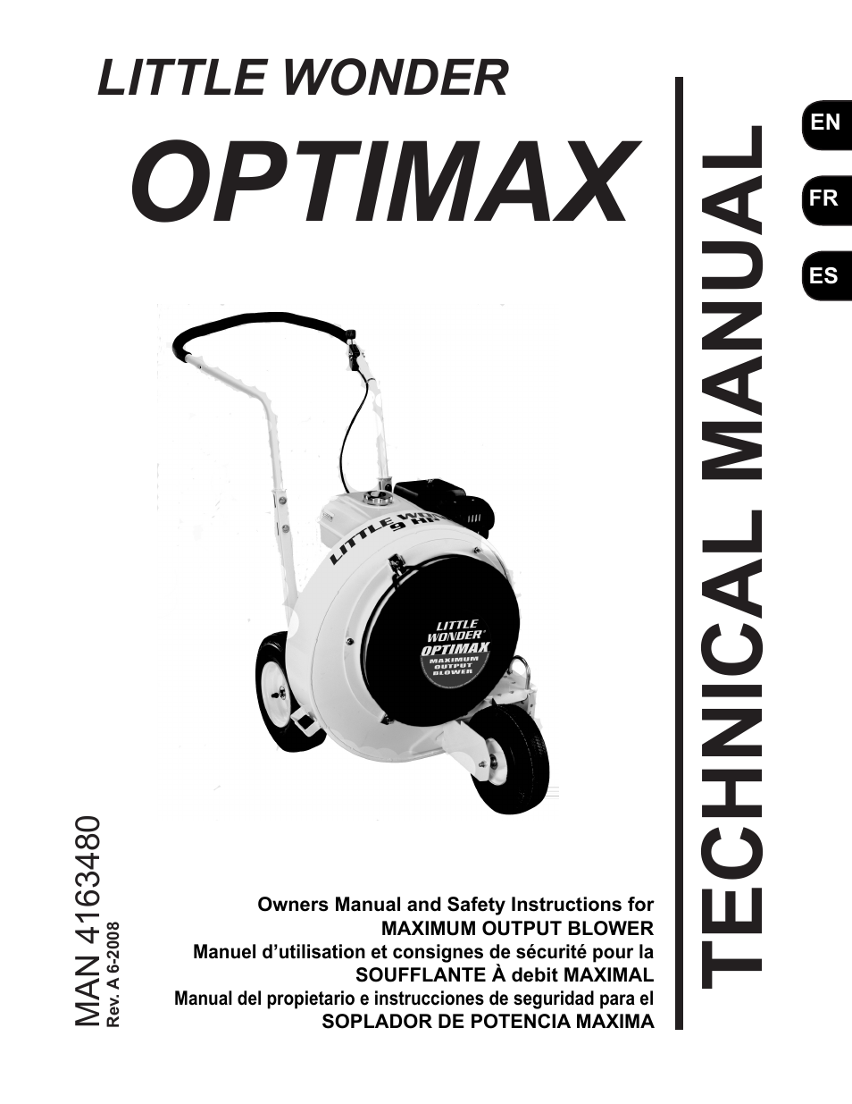 Little Wonder MAN 4163480 User Manual | 54 pages