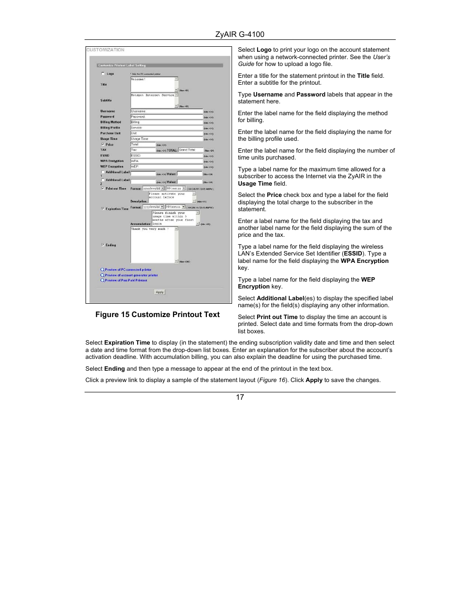 Little Wonder ZyAIR G-4100 User Manual | Page 17 / 26