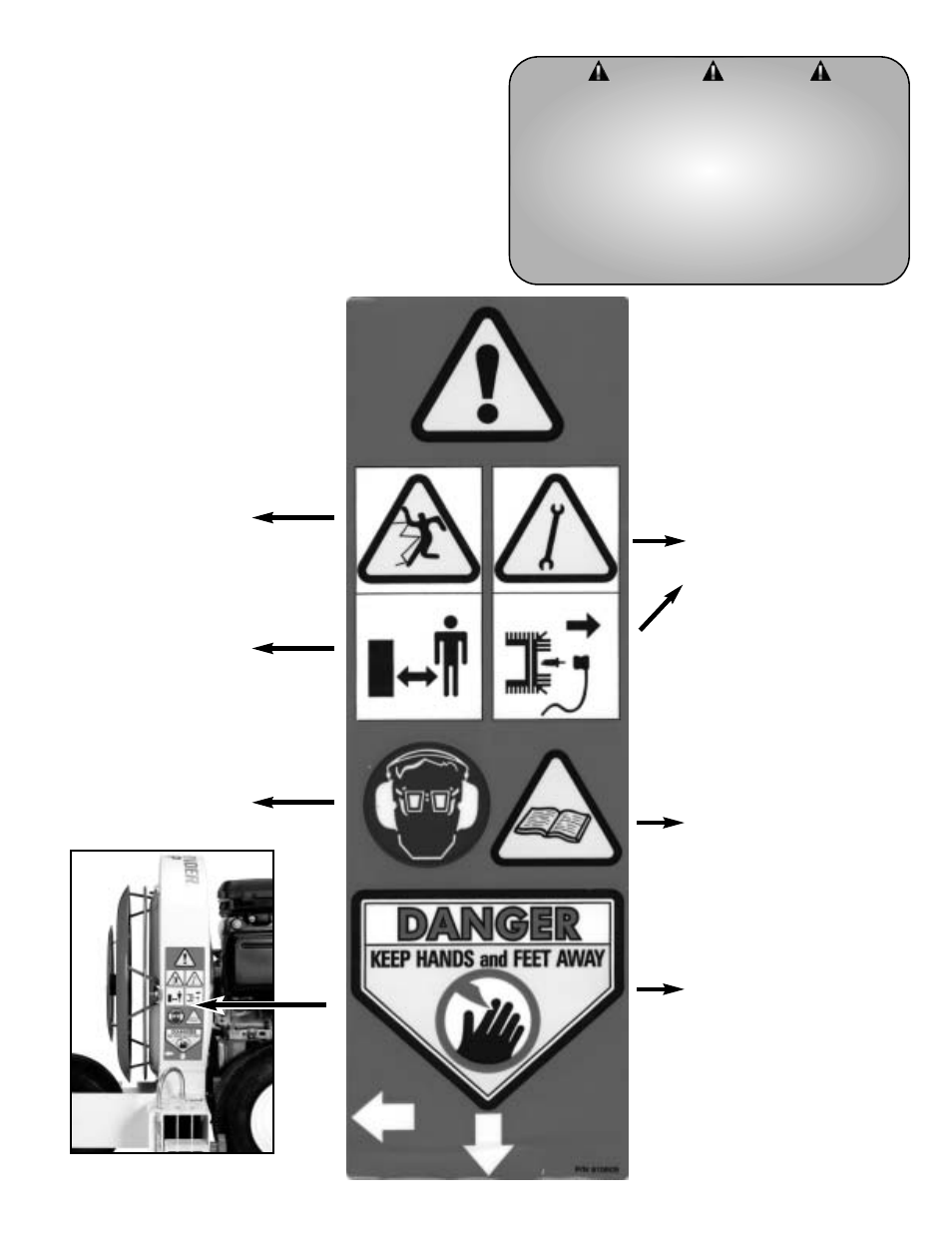 Safety and warnings | Little Wonder Surburban High Output Blower User Manual | Page 3 / 30