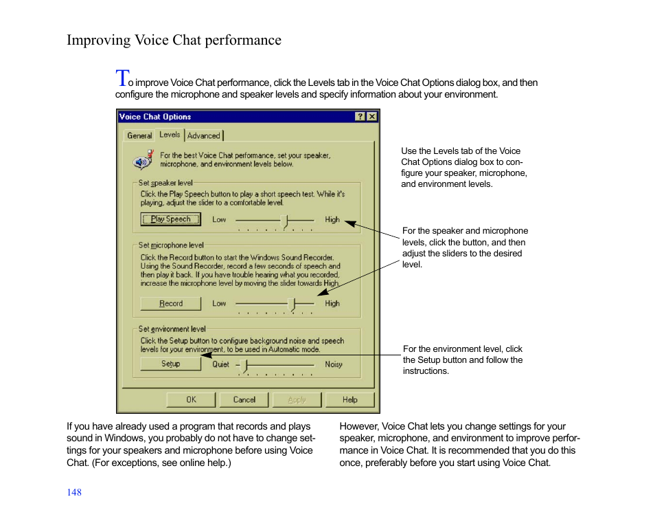 Improving voice chat performance | LapLink MN-LGD011-XX-US User Manual | Page 140 / 166