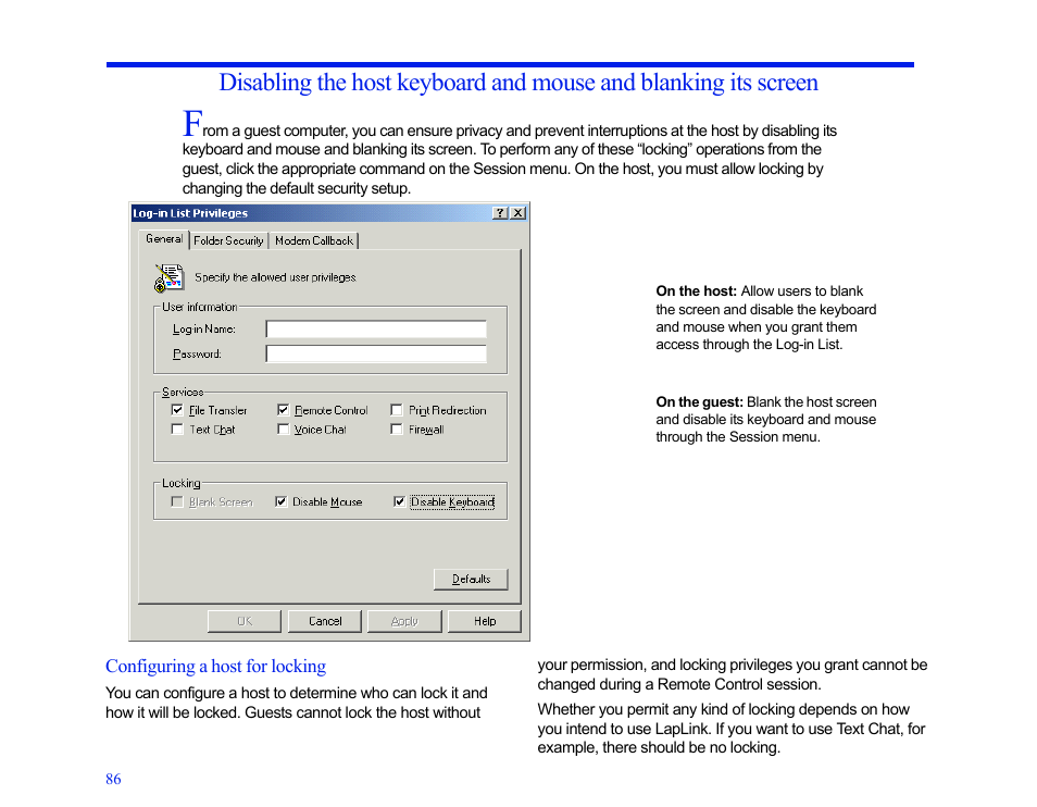 Disabling | LapLink MN-LGD011-XX-US User Manual | Page 81 / 166