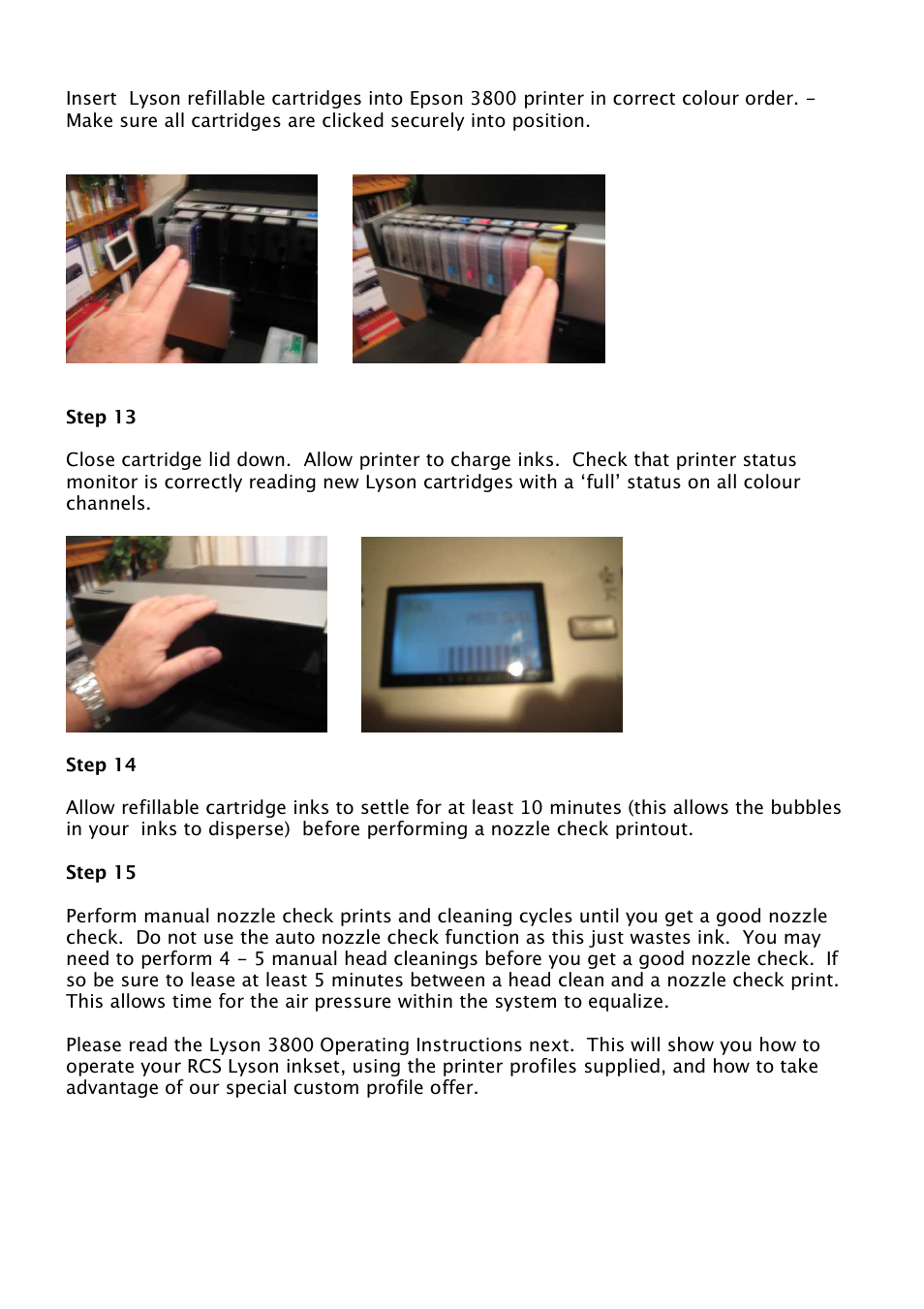 Lyson PHOTOCHROME R-38 User Manual | Page 7 / 8