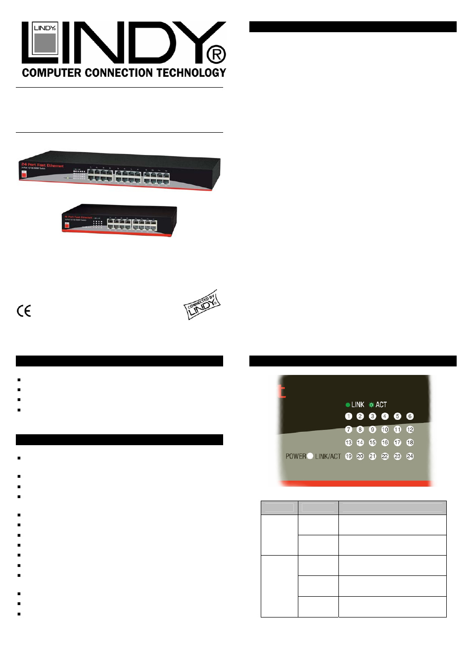 Lindy 25017 User Manual | 2 pages