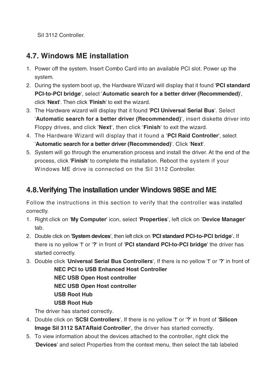 Windows me installation | Lindy 70536 User Manual | Page 10 / 11