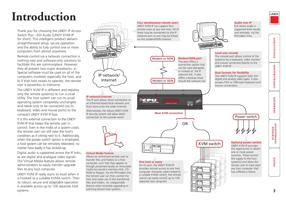 Introduction | Lindy Switch User Manual | Page 4 / 76