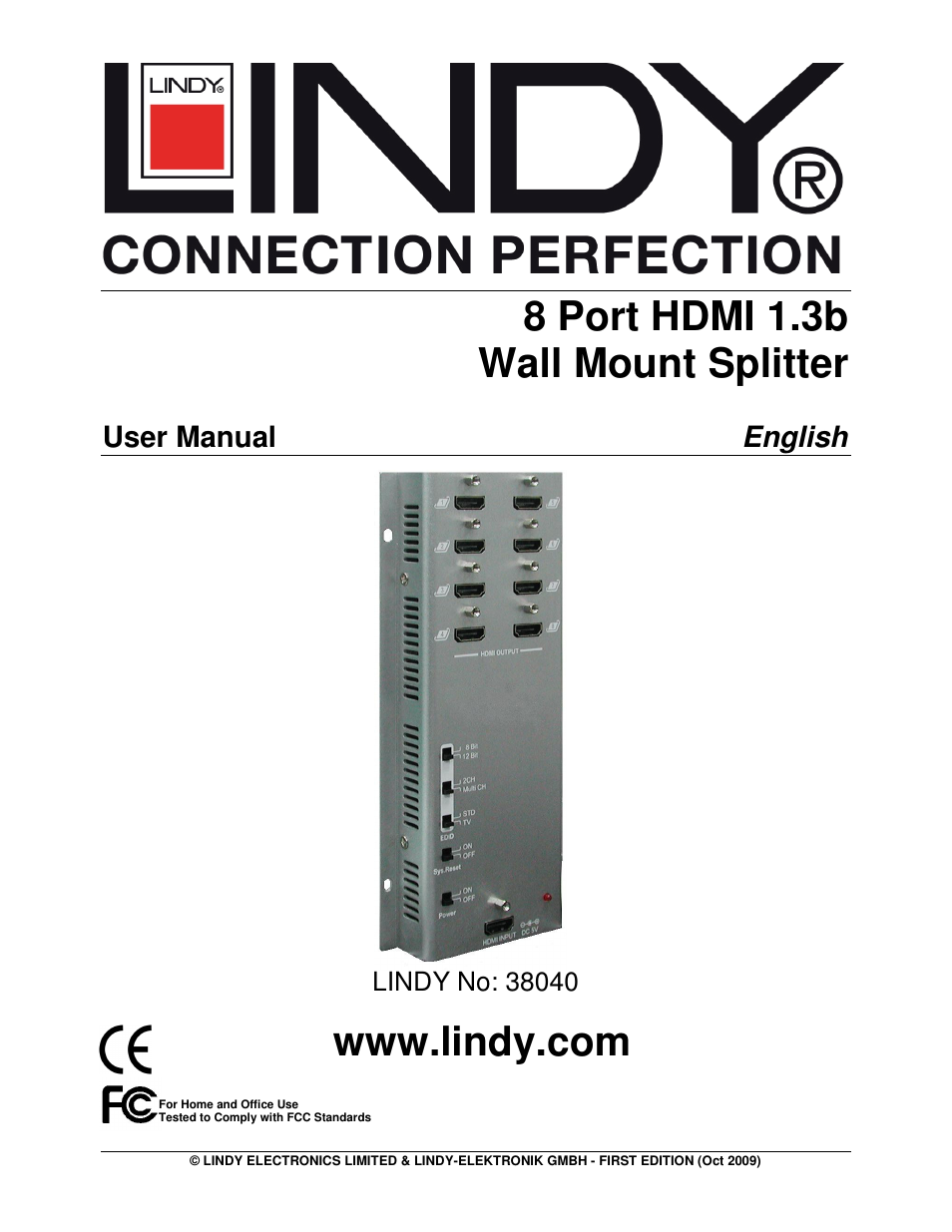 Lindy 38040 User Manual | 4 pages