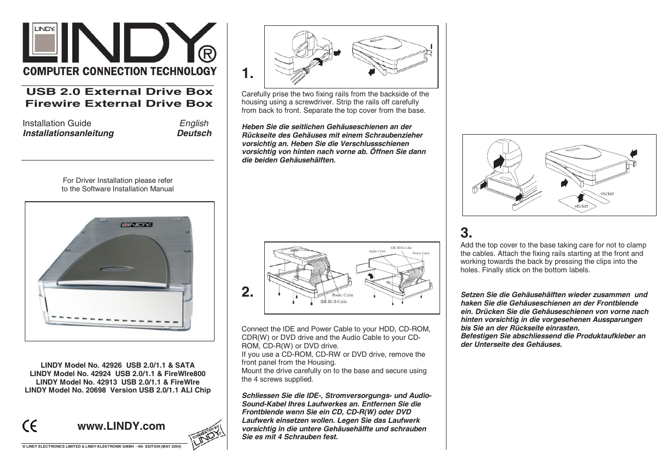 Lindy 42926 User Manual | 2 pages