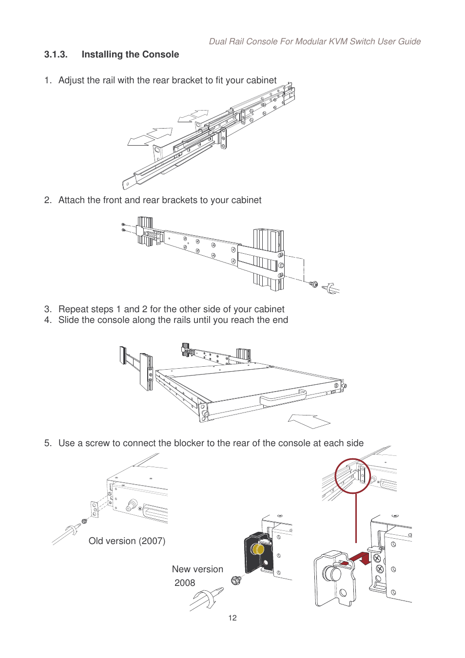 Lindy Dual Rail Modular KVM Console Switch User Manual | Page 13 / 20