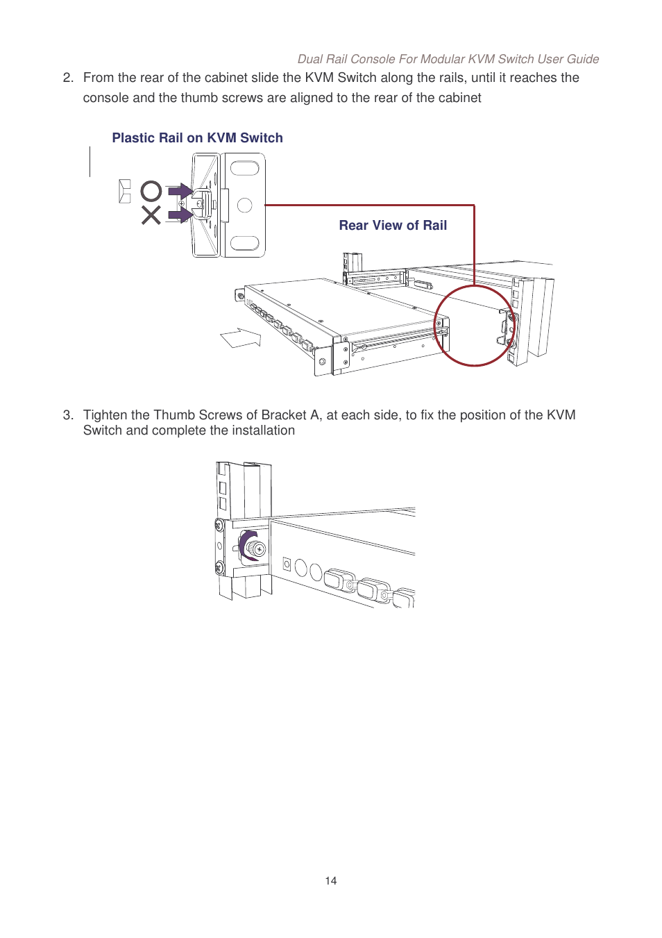 Lindy Dual Rail Modular KVM Console Switch User Manual | Page 15 / 20