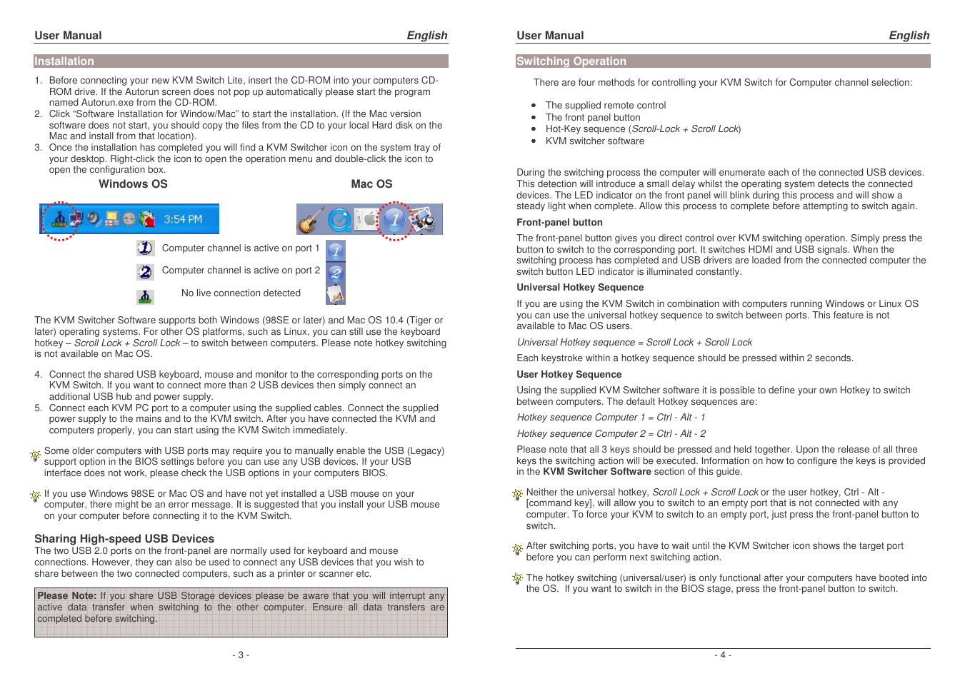Lindy KVM 42339 User Manual | Page 2 / 3