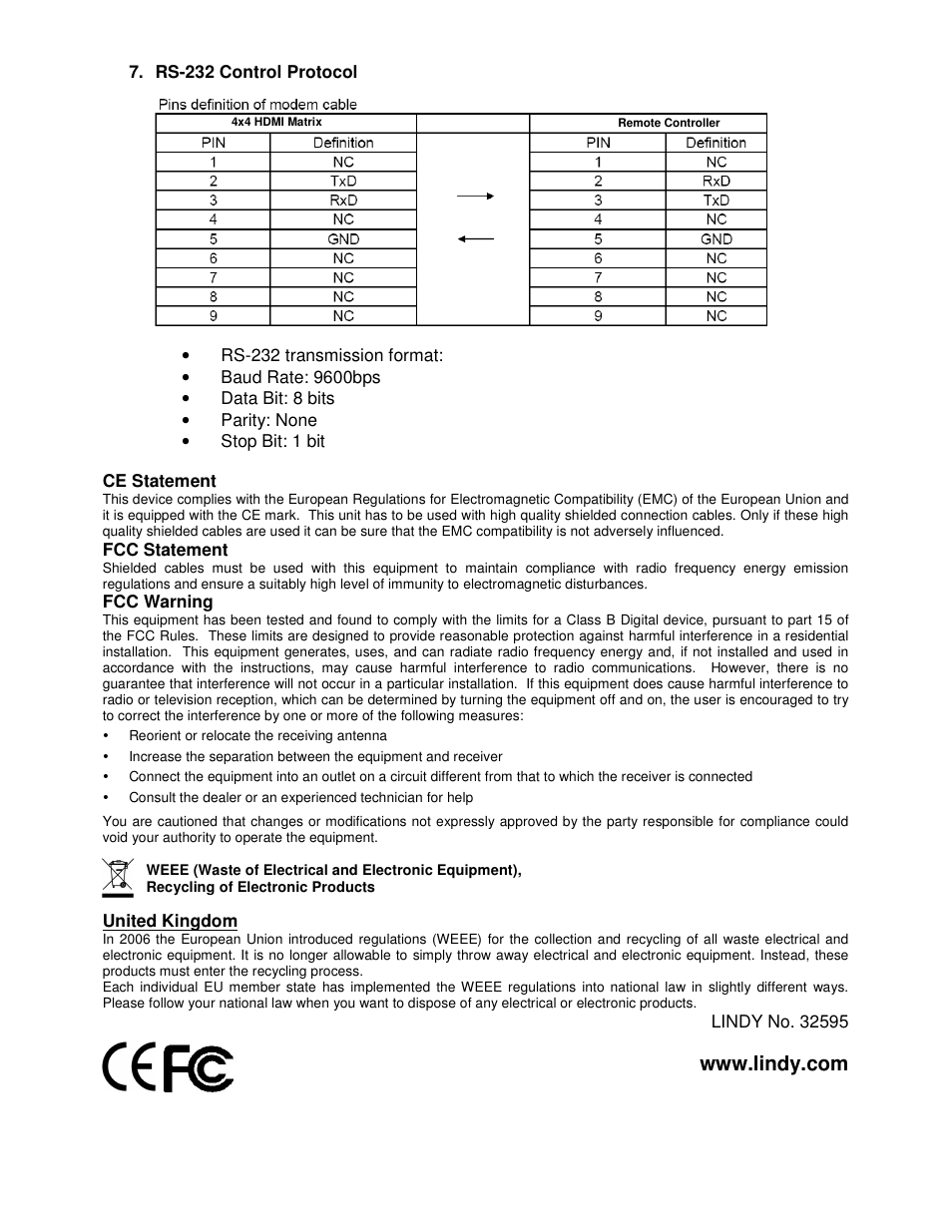 Lindy 32595 User Manual | Page 4 / 4
