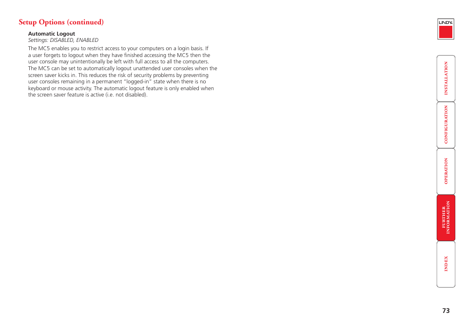 Lindy MC5-IP User Manual | Page 74 / 111