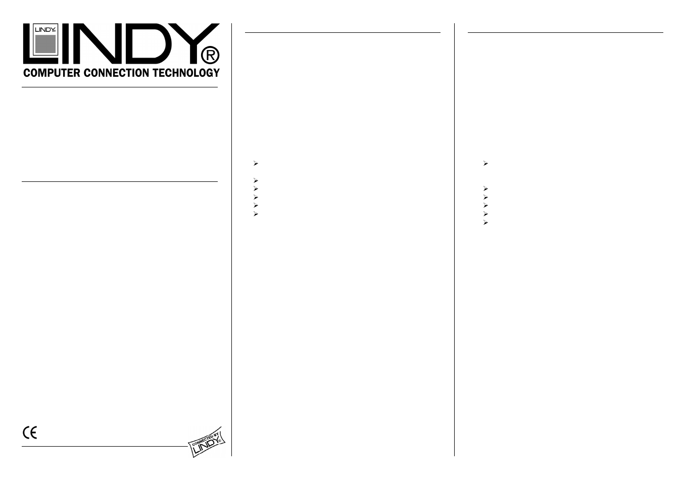 Lindy 1:02 User Manual | 2 pages