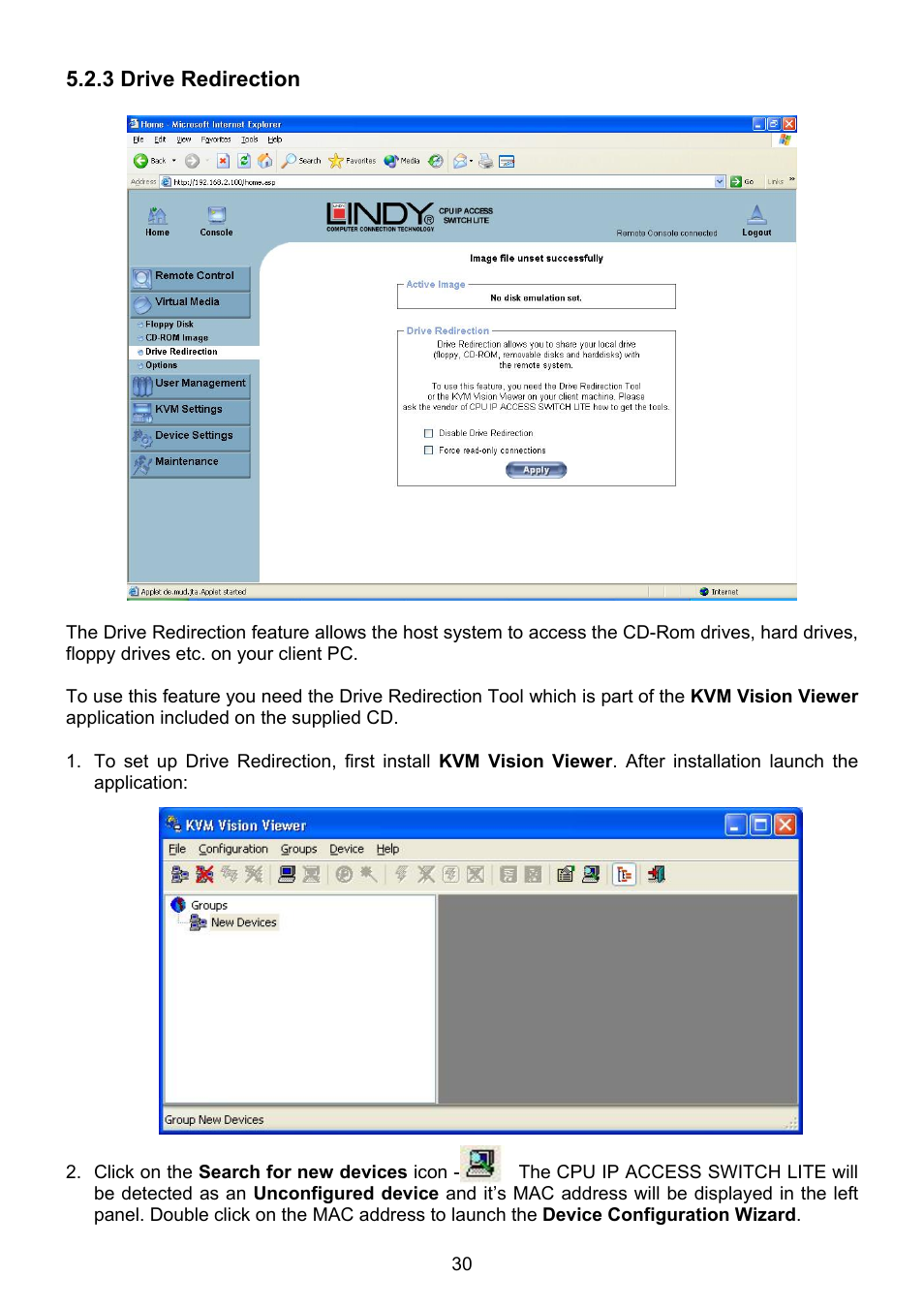 3 drive redirection | Lindy 39405 User Manual | Page 34 / 67
